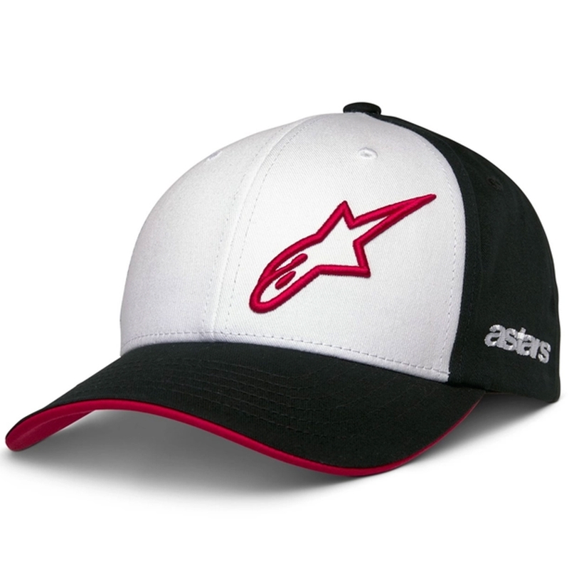 Šiltovka Alpinestars Sessionized Snapback bielo-čierno-červená