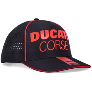 Šiltovka Ducati Laser Performance Midvisor Cap čierno-červená