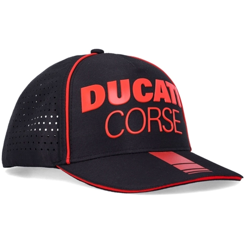 Šiltovka Ducati Laser Performance Midvisor Cap čierno-červená