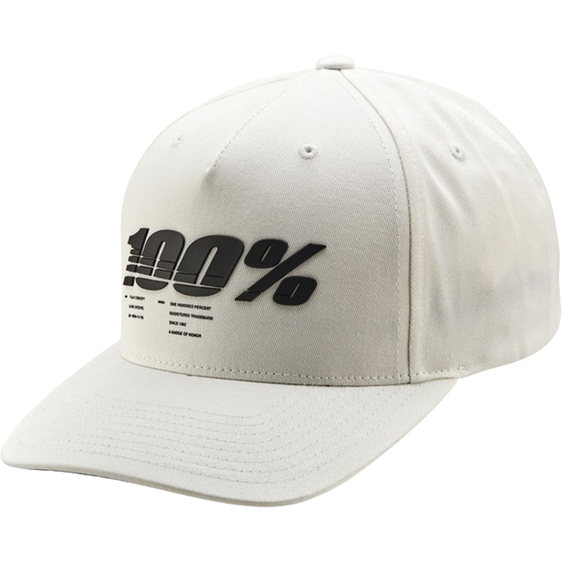 Šiltovka 100 % Staunch Snapback biela