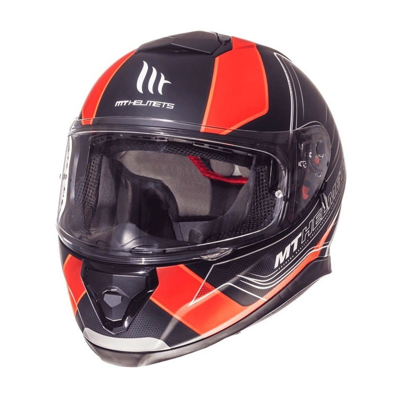 Integrálna prilba na motocykel MT Thunder 3 SV Trace čierna matná-fluorescenčno-oranžová výpredaj