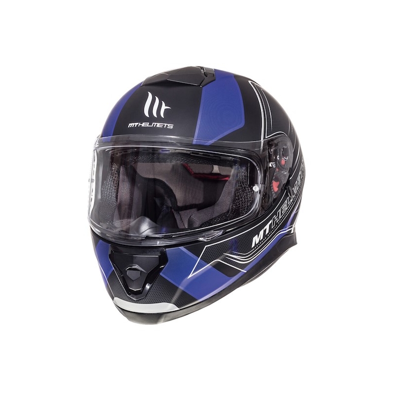 Integrálna prilba na motocykel MT Thunder 3 SV Trace čierna matná-modrá