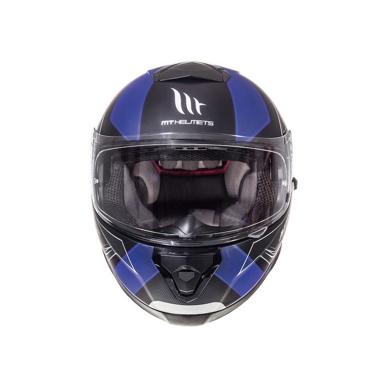 Integrálna prilba na motocykel MT Thunder 3 SV Trace čierna matná-modrá