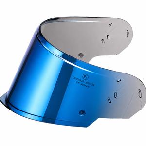 Plexi pre helmy Cassida Modulo 2.1 Plus Carbon s prípravou pre Pinlock modré chrómové