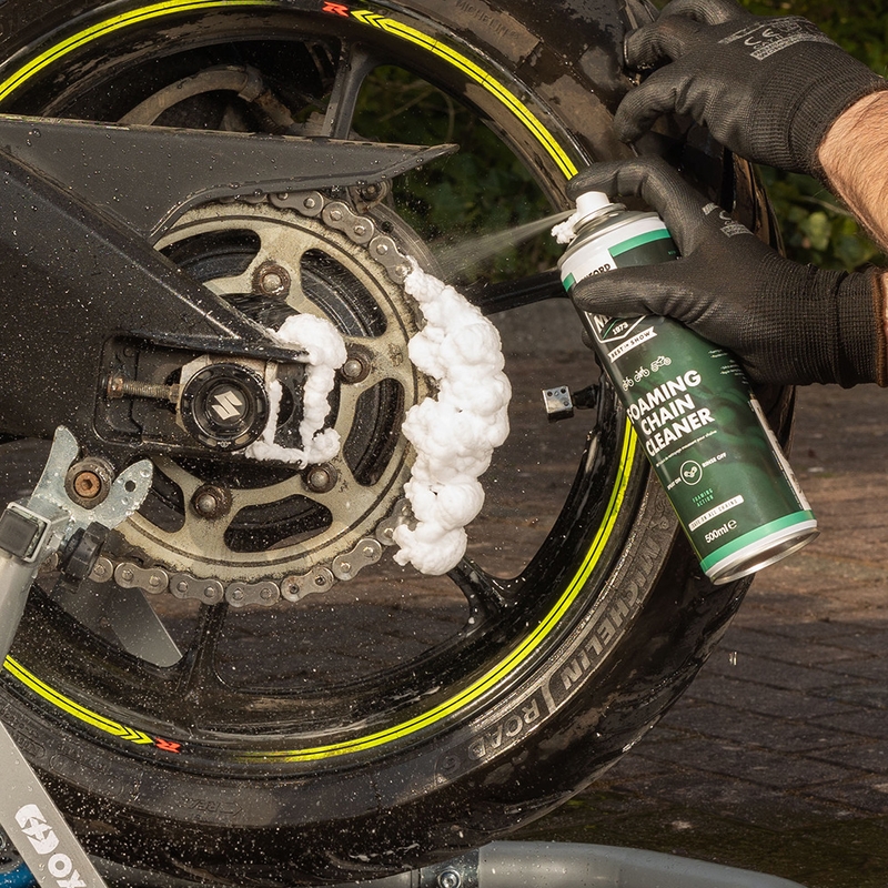 Penový čistič reťazí moto/cyklo MINT 500 ml