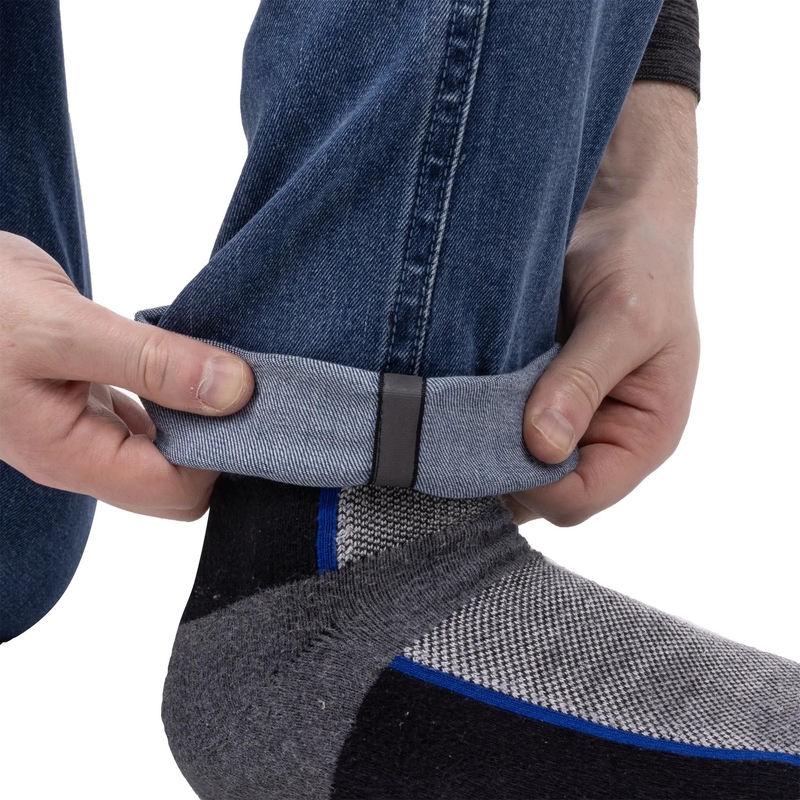 Džínsy na motorku Oxford Original Approved Tailor AA svetlomodré