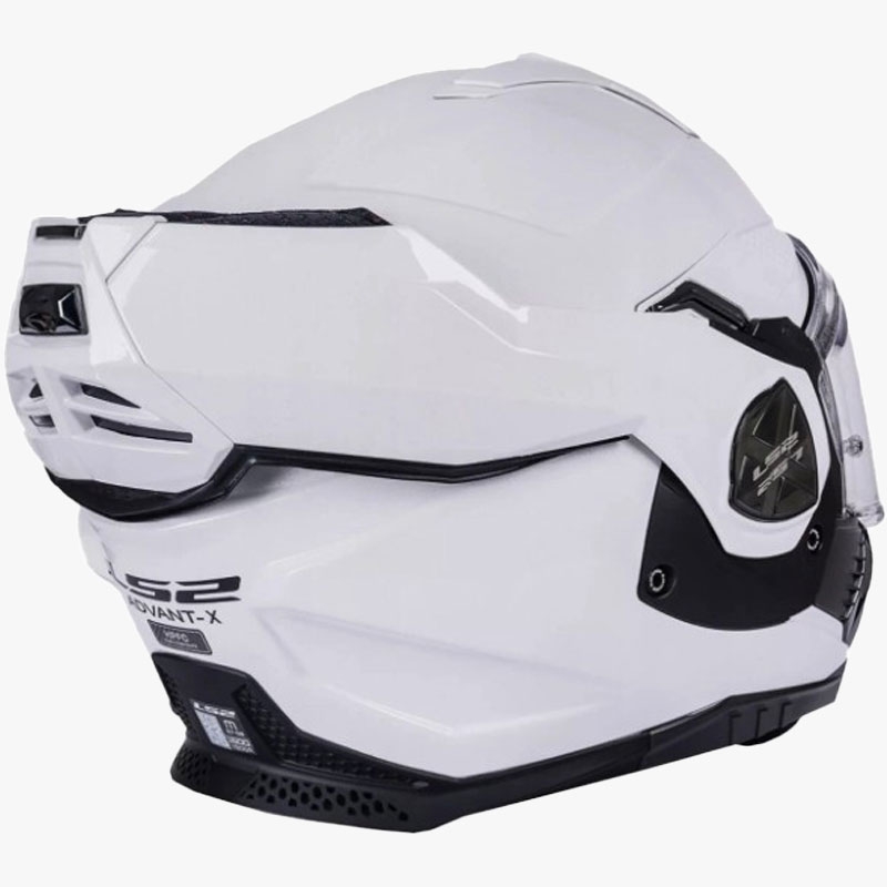 Preklápacia prilba na motocykel LS2 FF901 Advant X Solid biela