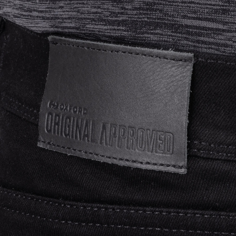 Džínsy na motorku Oxford Original Approved Tailor AA čierne