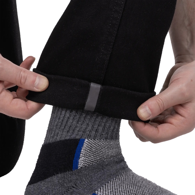 Džínsy na motorku Oxford Original Approved Tailor AA čierne