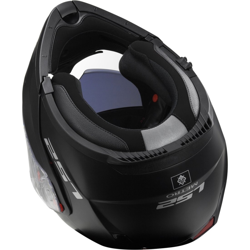 Odklápacia prilba na motocykel LS2 FF324 Metro čierna matná