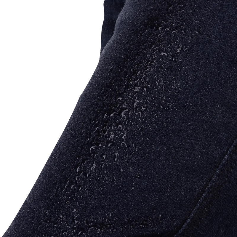Predĺžené džínsy na motorku Oxford Marshal AAA Slim Fit čierne