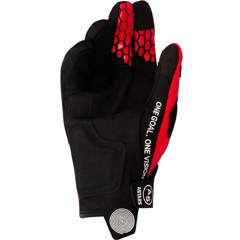 Motokrosové rukavice Alpinestars PRO-DURA červeno-čierne