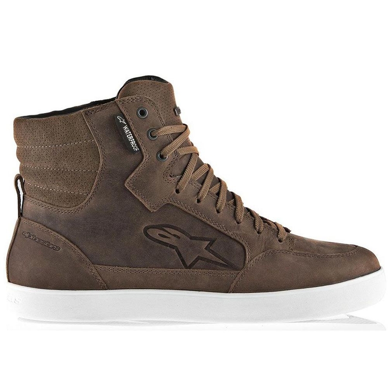 Topánky na motorku Alpinestars J-6 Waterproof hnedé