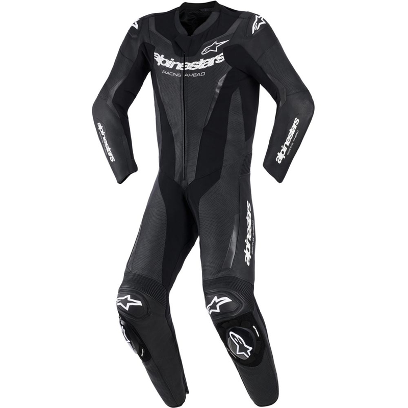 Jednodielna kombinéza na motorku Alpinestars GP FORCE V2 čierno-biela