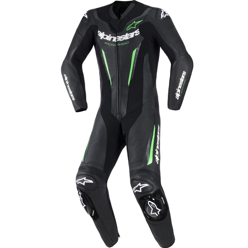 Jednodielna kombinéza na motorku Alpinestars GP FORCE V2 čierno-zelená