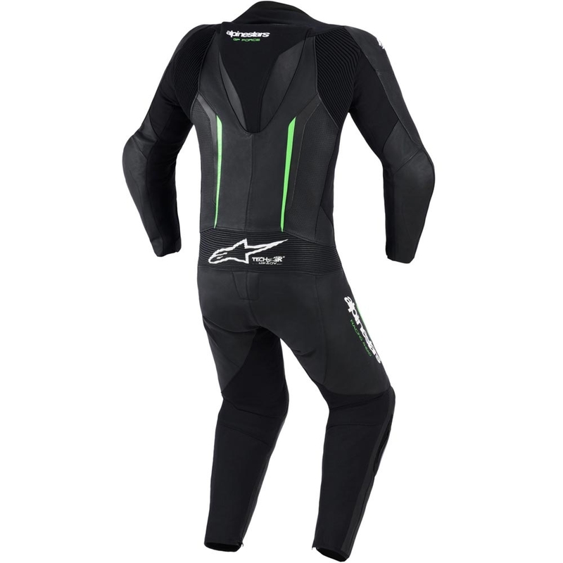 Jednodielna kombinéza na motorku Alpinestars GP FORCE V2 čierno-zelená