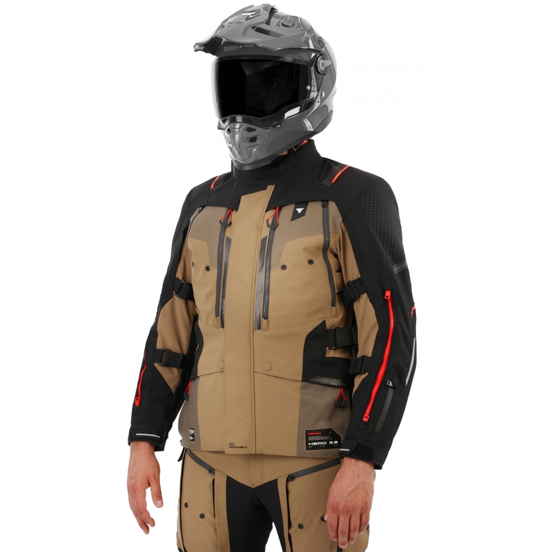 Bunda na motorku Shima Hero 3.0 hnedá
