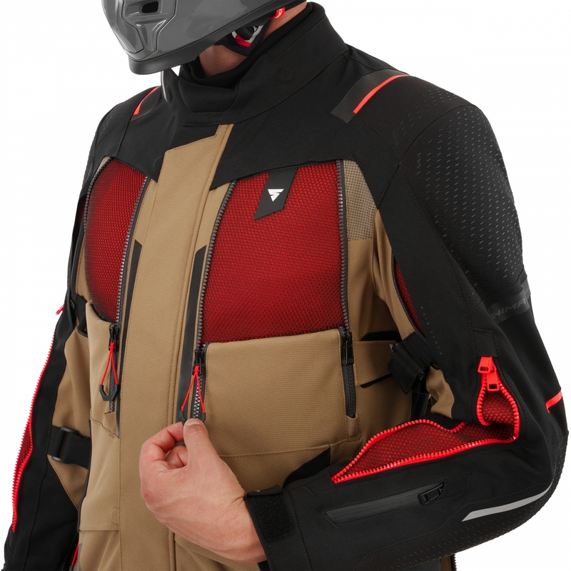 Bunda na motorku Shima Hero 3.0 hnedá
