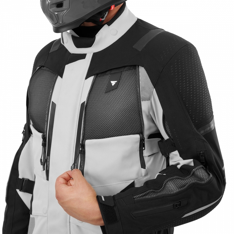 Bunda na motorku Shima Hero 3.0 šedo-čierna