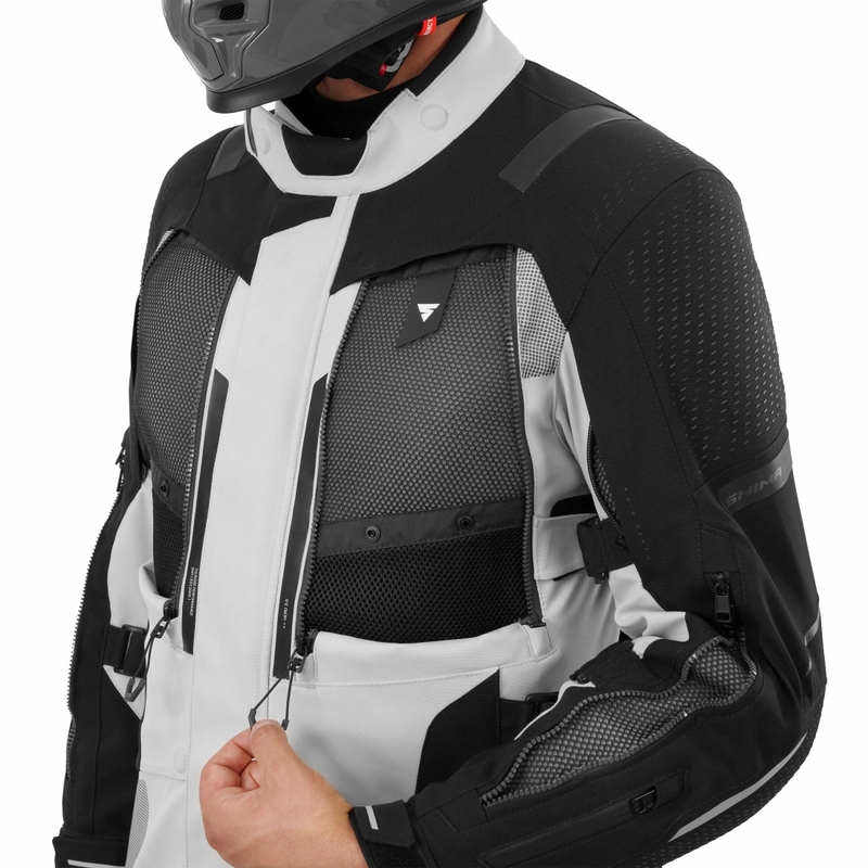 Bunda na motorku Shima Hero 3.0 šedo-čierna