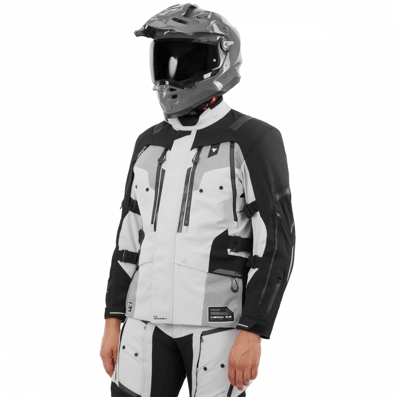 Bunda na motorku Shima Hero 3.0 šedo-fluo žltá