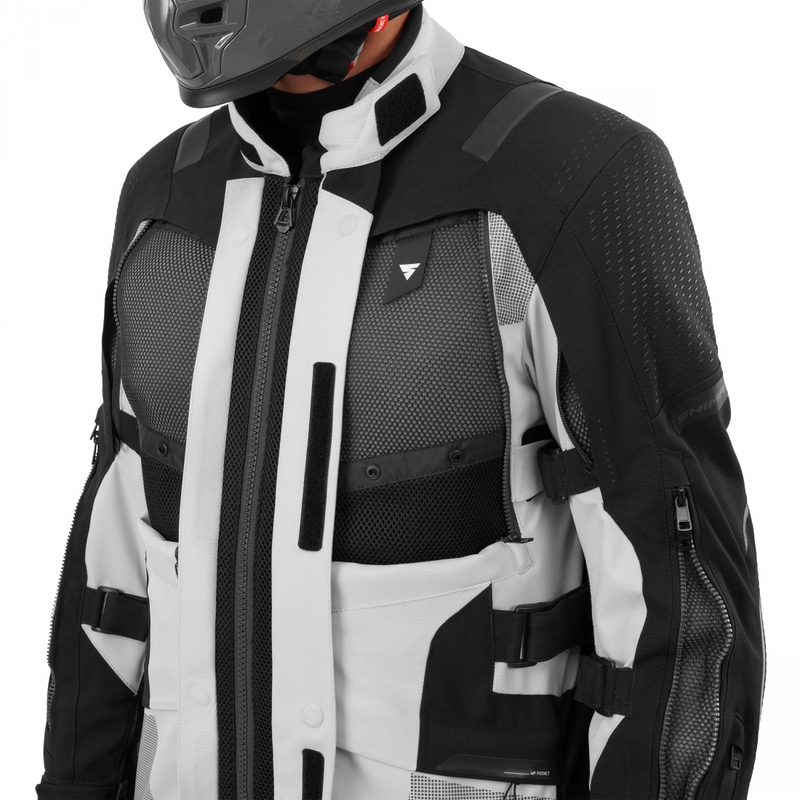 Bunda na motorku Shima Hero 3.0 šedo-fluo žltá