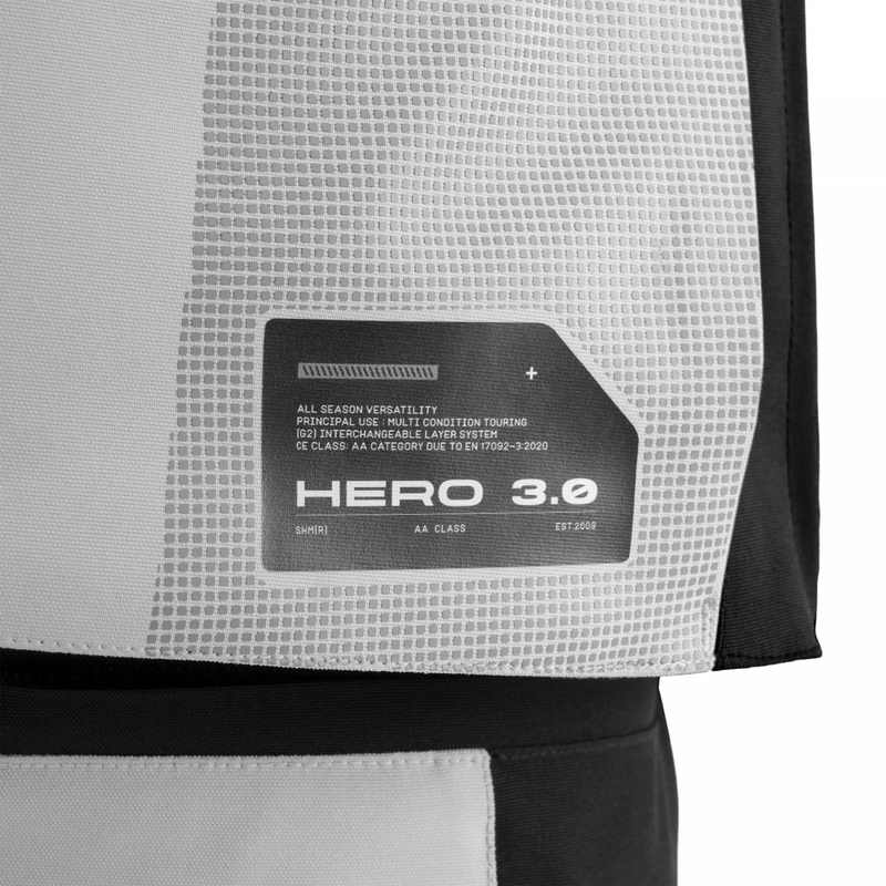 Bunda na motorku Shima Hero 3.0 šedo-fluo žltá