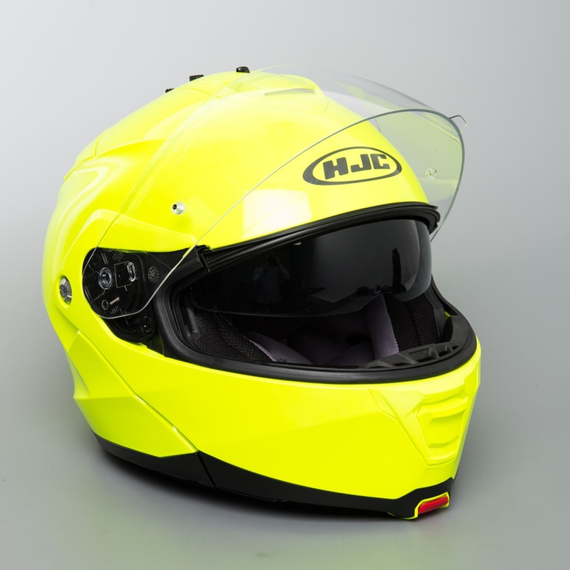 Odklápacia prilba na motocykel HJC IS-MAX II fluorescenčno zelená