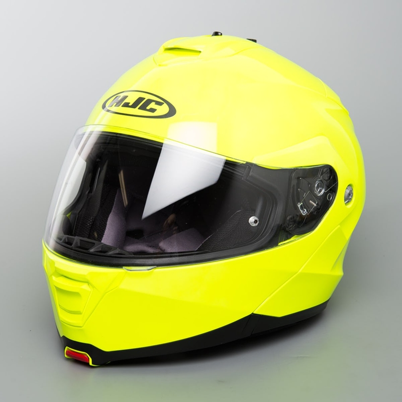 Odklápacia prilba na motocykel HJC IS-MAX II fluorescenčno zelená