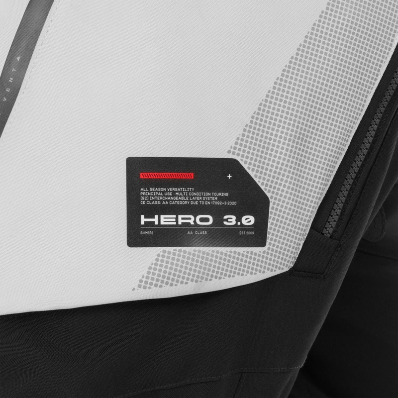 Nohavice na motorku Shima Hero 3.0 šedo-modré
