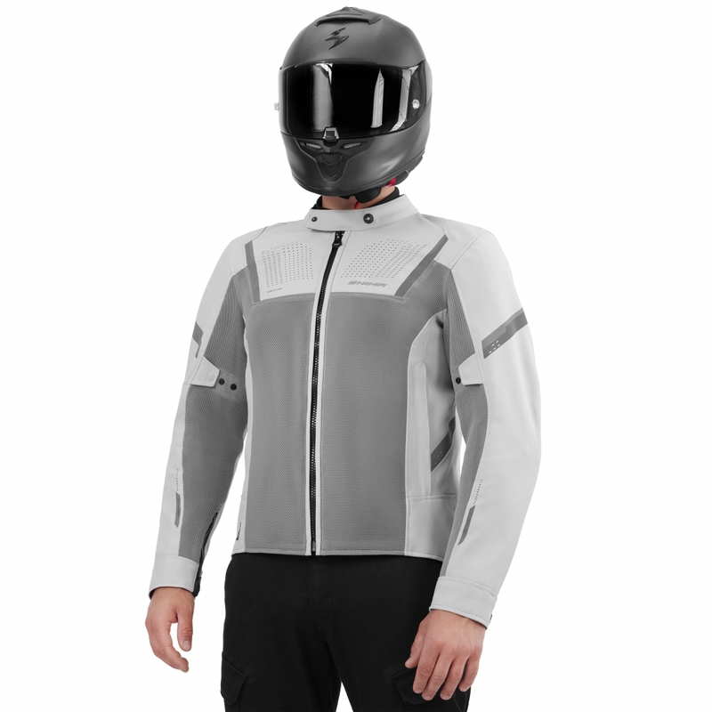 Bunda na motorku Shima Rush 3.0 Air sivá
