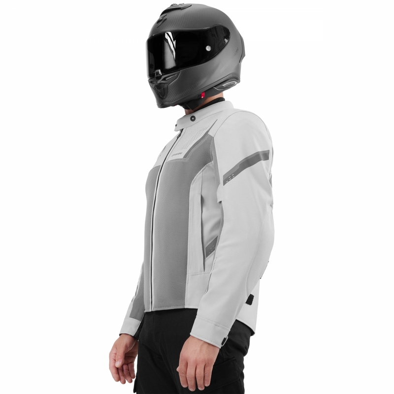 Bunda na motorku Shima Rush 3.0 Air sivá