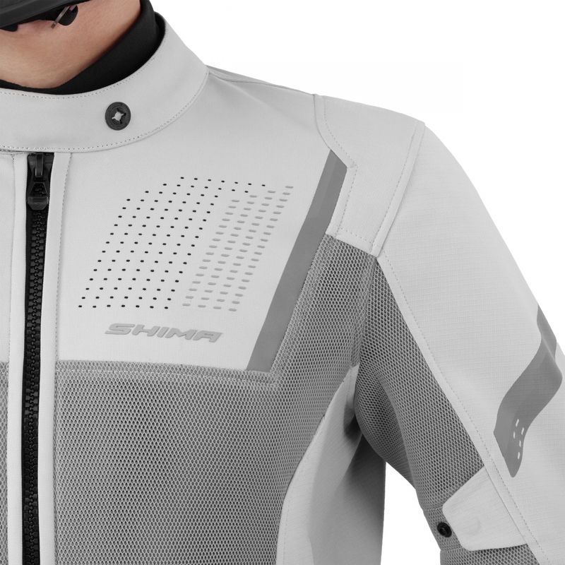 Bunda na motorku Shima Rush 3.0 Air sivá