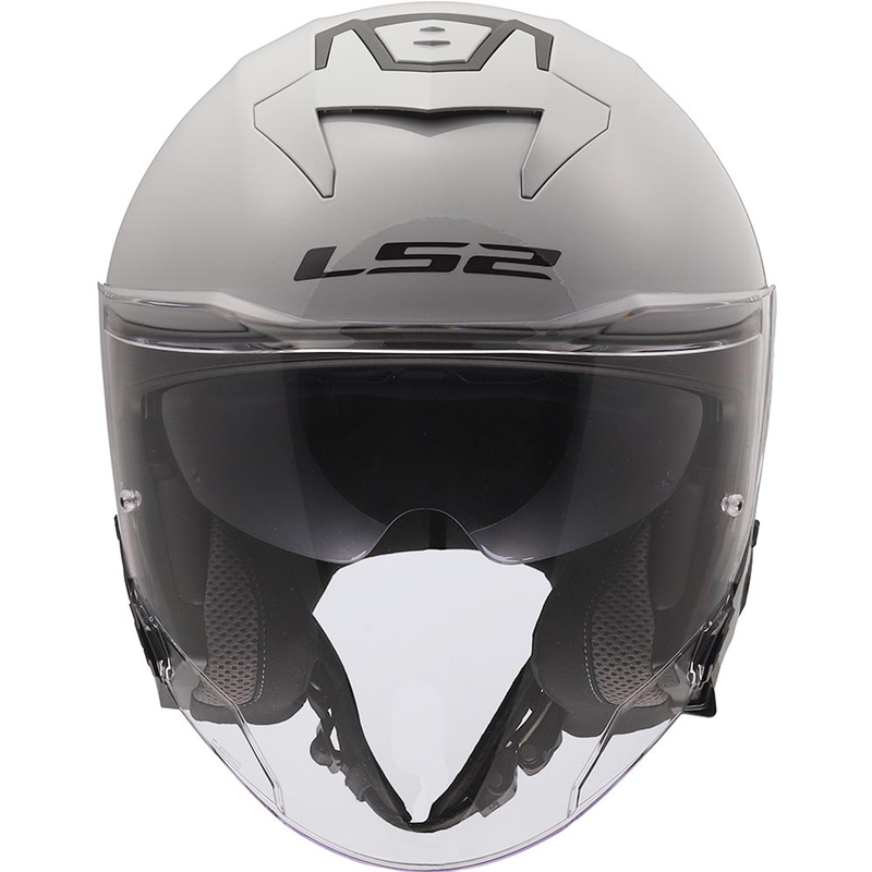 Otvorená prilba na motorku LS2 OF618 Verso II Solid nardo šedá