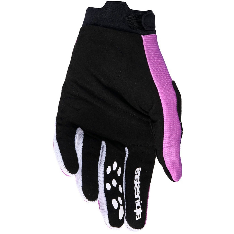 Dámske motokrosové rukavice Alpinestars Stella Full Bore V2 fialovo-bielo-čierne