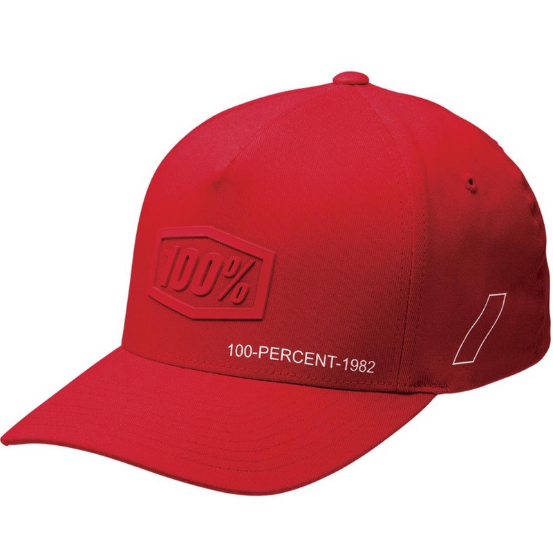 Detská šiltovka 100 % Shadow Snapback červená