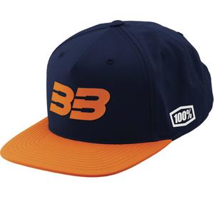 Šiltovka 100 % BB33 Snapback modro-oranžová