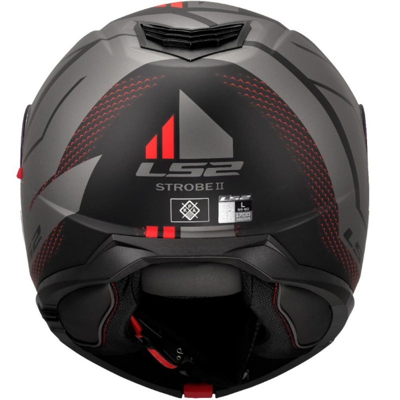 Vyklápacia helma na motorku LS2 FF908 Strobe II Code čierno-šedá