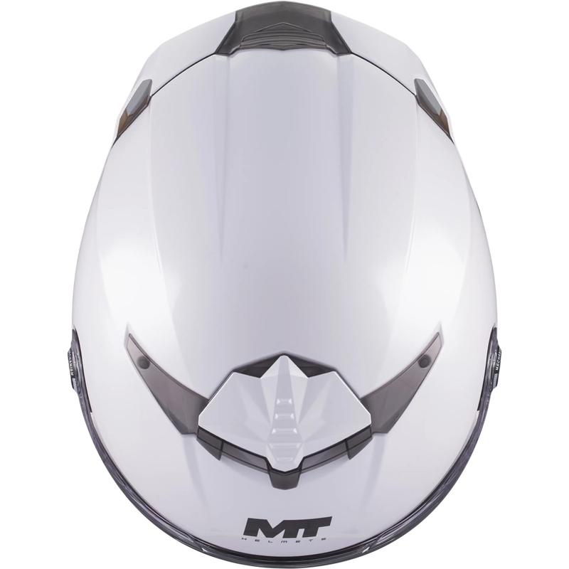 Integrálna helma na motorku MT Thunder 4 R Pure A0 biela