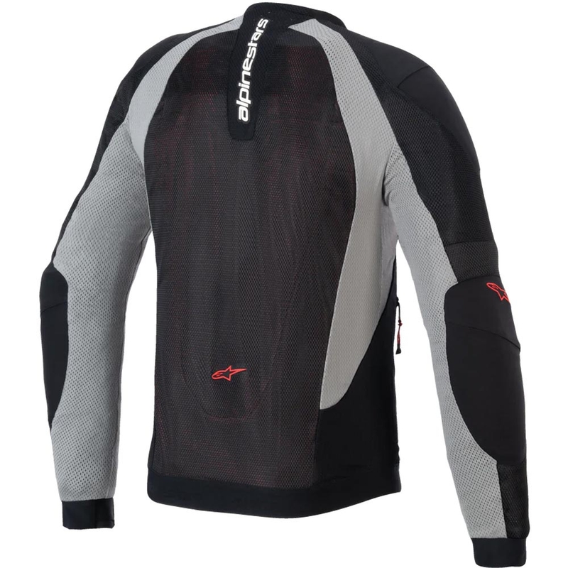 Bunda na motocykel Alpinestars TROOP-AIR PRO čierno-svetlo šedo-červená