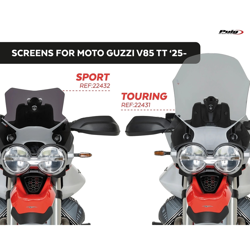 Plexi štít PUIG TOURING dymové