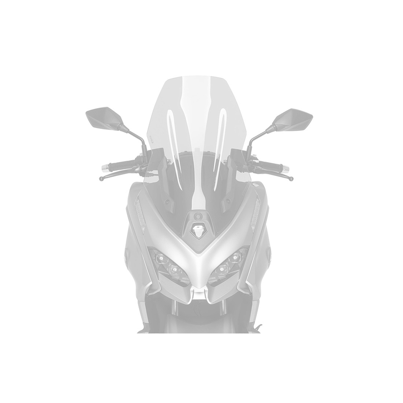Plexi na motorku PUIG V-TECH LINE TOURING priehľadná pre QJMOTOR MTX 125 2024-2026
