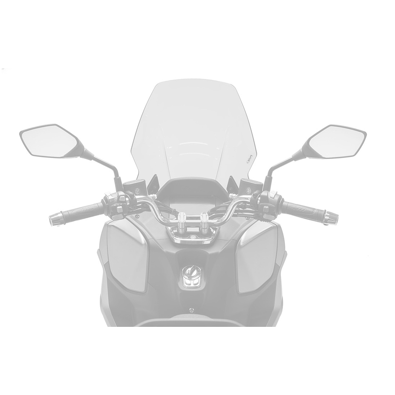 Plexi na motorku PUIG V-TECH LINE TOURING priehľadná pre QJMOTOR MTX 125 2024-2026