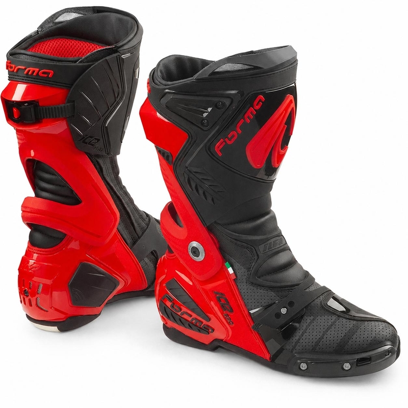 Topánky na motorku Forma Ice Pro Flow červeno-čierne