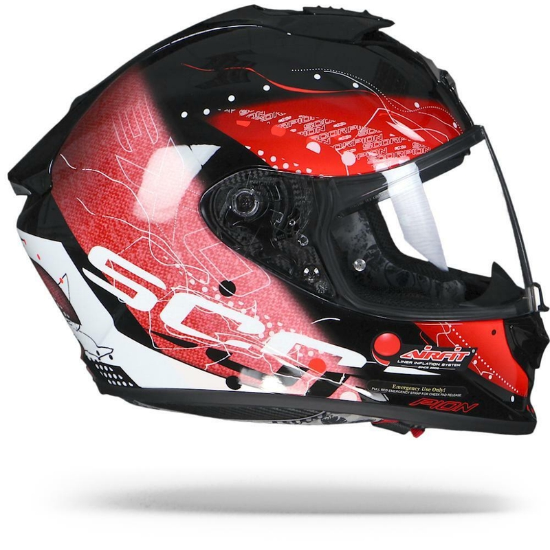 Integrálna prilba Scorpion EXO-1400 Air Classy čierno-červená