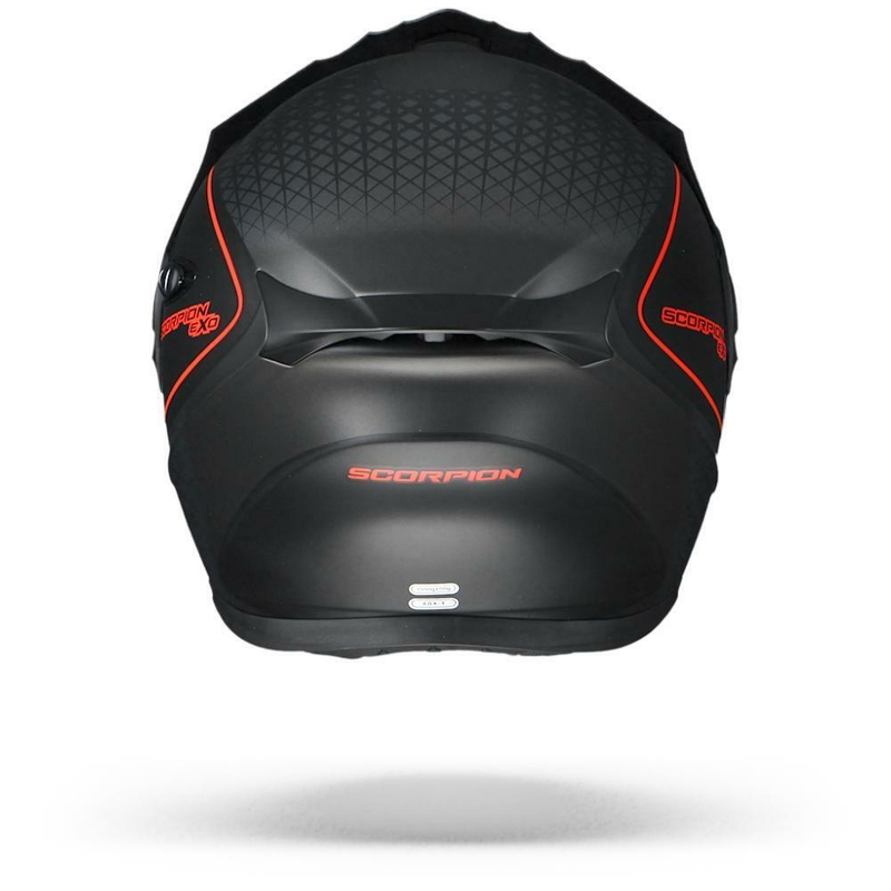 Odklápacia enduro prilba Scorpion ADX-1 Horizon čierno-fluorescenčno červená