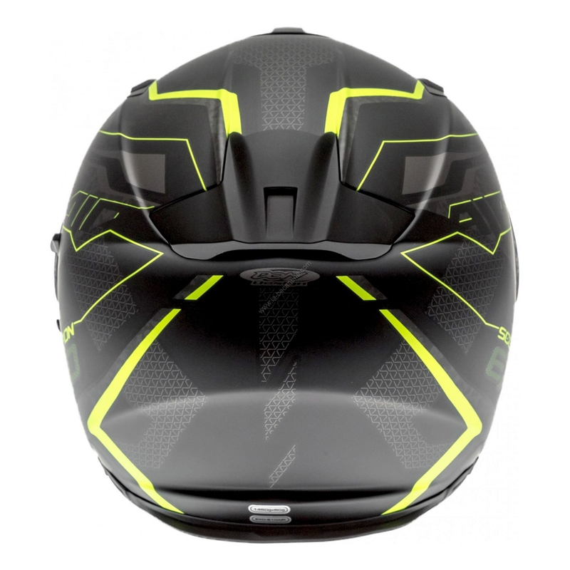 Integrálna prilba na motocykel Scorpion EXO-510 Air Galva čierna matná-žltá výpredaj