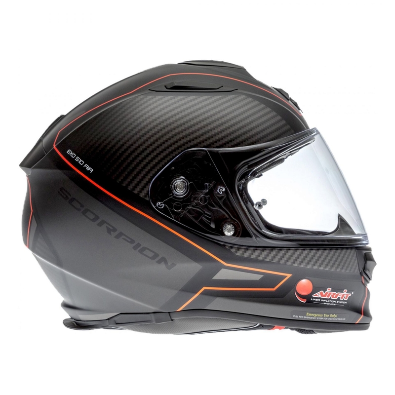 Integrálna prilba Scorpion EXO-510 Air Frame čierno-červená