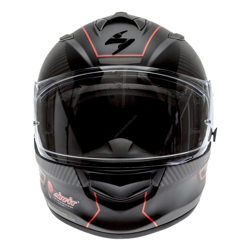 Integrálna prilba Scorpion EXO-510 Air Frame čierno-červená