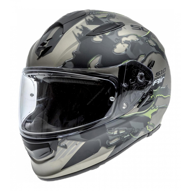 Integrálna prilba Scorpion EXO-510 Air Likid titánovo-fluorescenčno žltá výpredaj